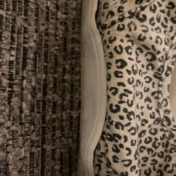 Roxy Black and White Leopard Print Sneakers - Picture 5 of 5